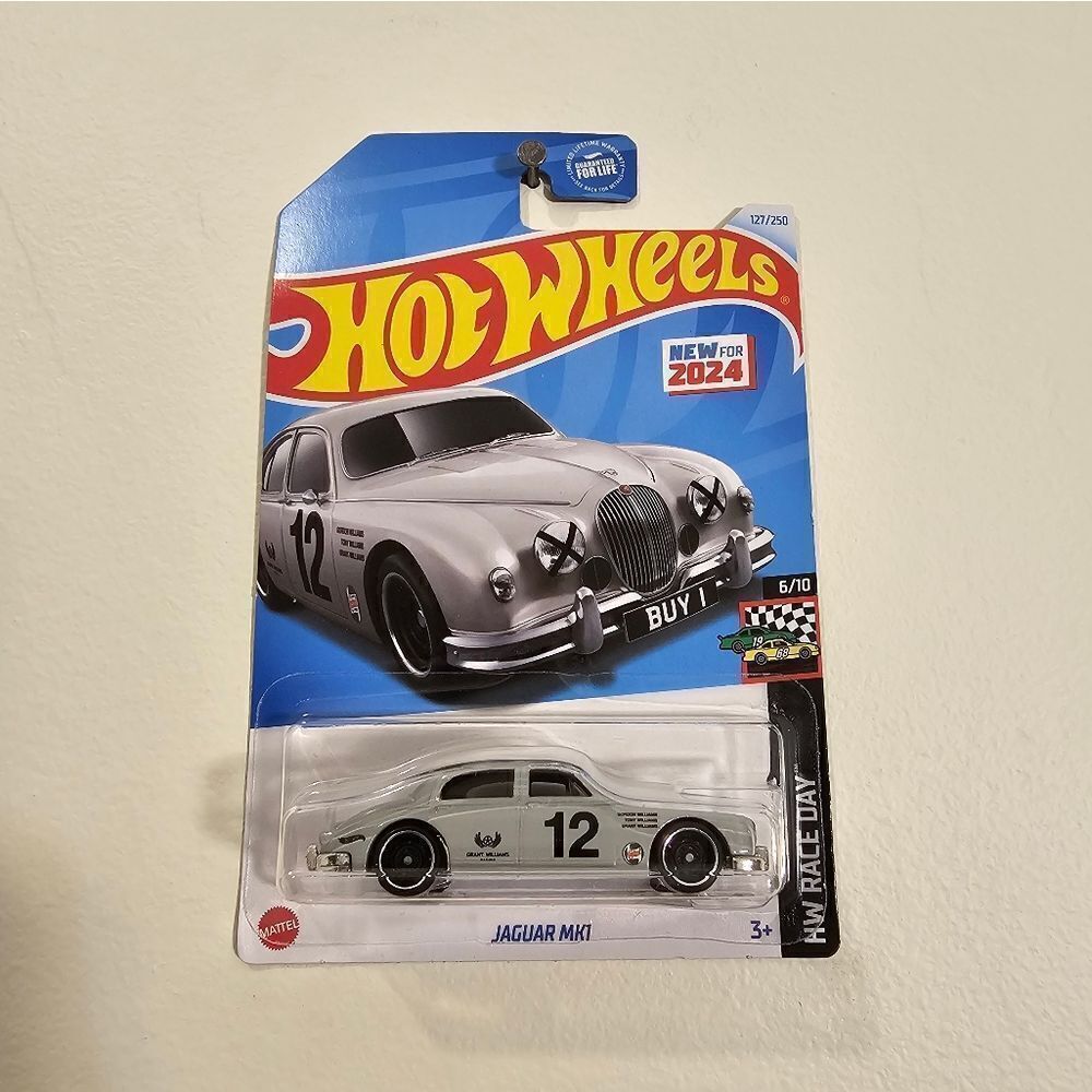 Hot Wheels Car Jaguar MK1 Mark 1 New Model 2024 HW Race Day Hotwheels 🆕 HRY80